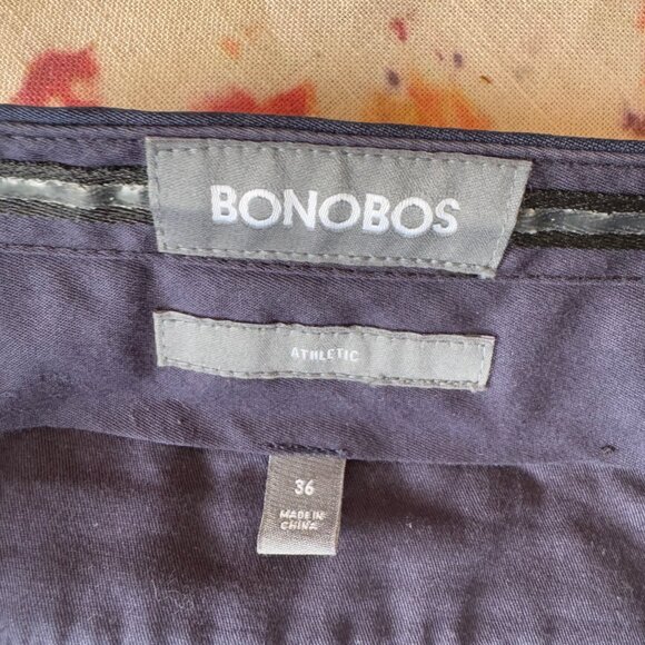 Bonobos Wool Pants Atheltic Fit - Navy - 36 - Picture 5 of 5